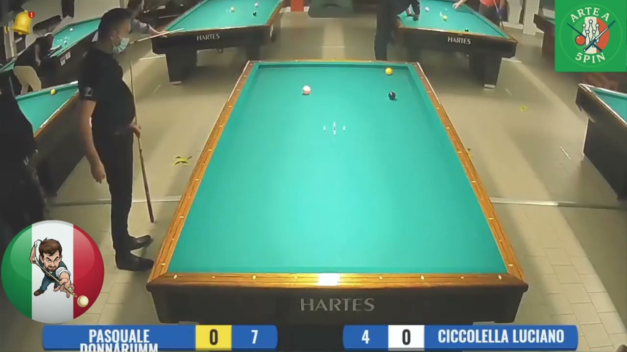 🎯 Gara Lega Biliardo | Pasquale Donnarumm VS Ciccolella Luciano | 5 Birilli 💥