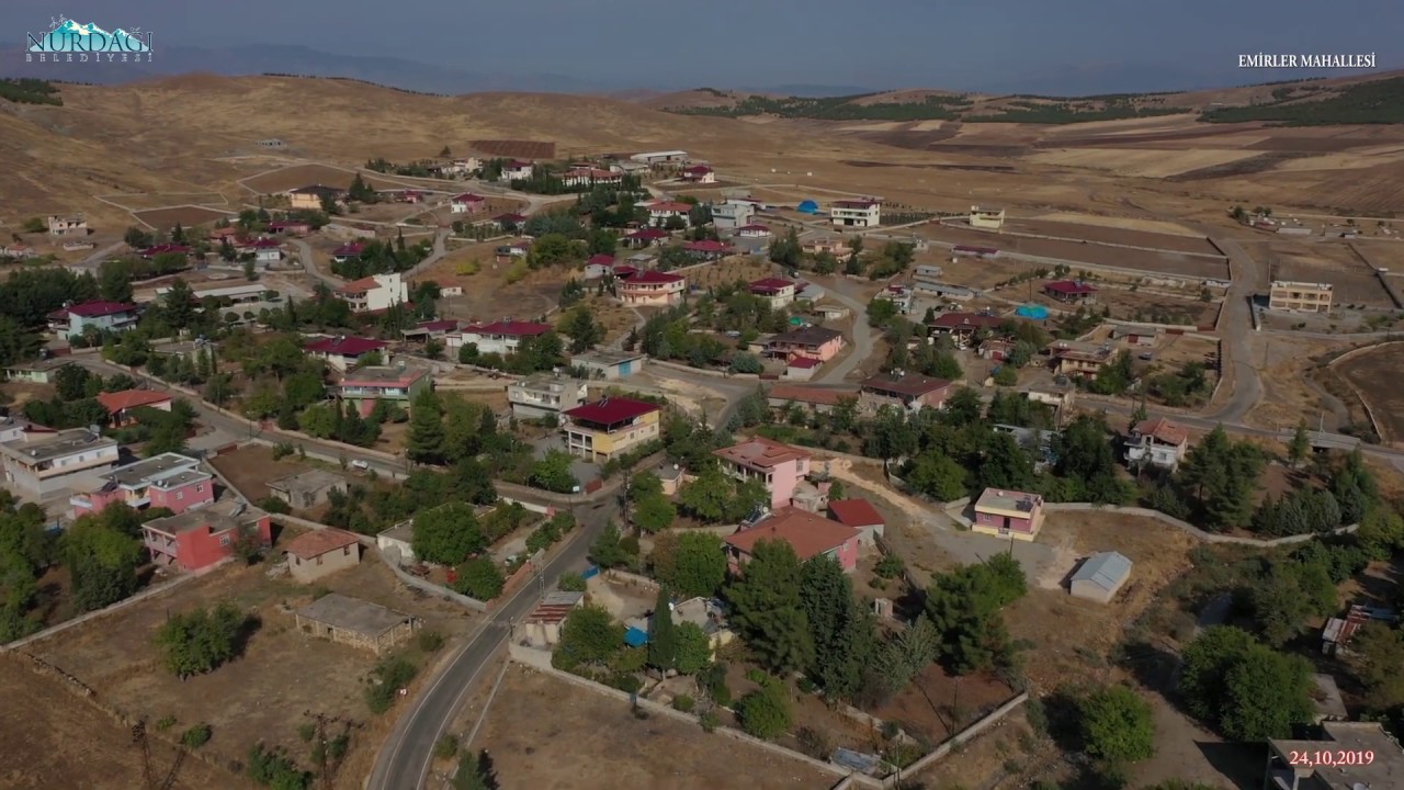 EMİRLER (SAKARAT) MAHALLESİ DRONE ÇEKİMİ - 24,10,2019 NURDAĞI BELEDİYESİ