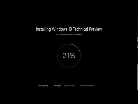 Windows 10 March Technical Preview - New Install Process