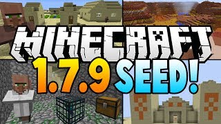 Minecraft Seeds Mesa Biome & Village At Spawn Seed - 6 Dungeons, Temples, Villages & More