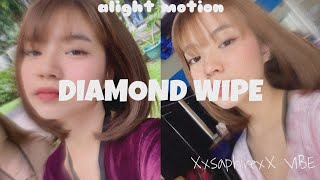 DIAMOND WIPE | ALIGHT MOTION screenshot 4
