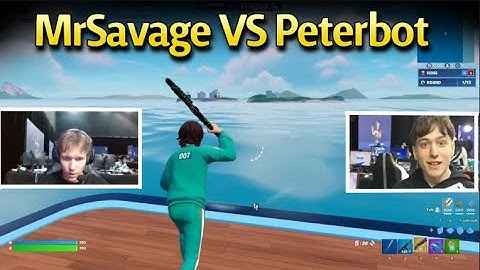 Peterbot VS MrSavage 1v1 AT GLOBALS IN PRACTICE ROOM