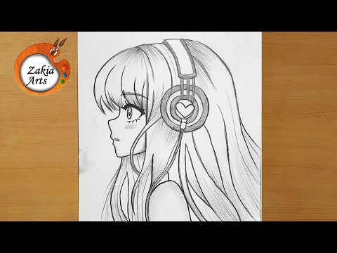 Easy anime drawing