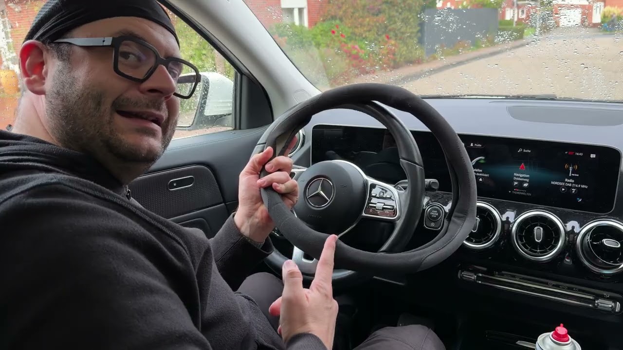 Auto Lenkradhülle Lenkradbezug Montage Lenkradabdeckung Lenkradschoner Mercedes Benz GLA Anleitung