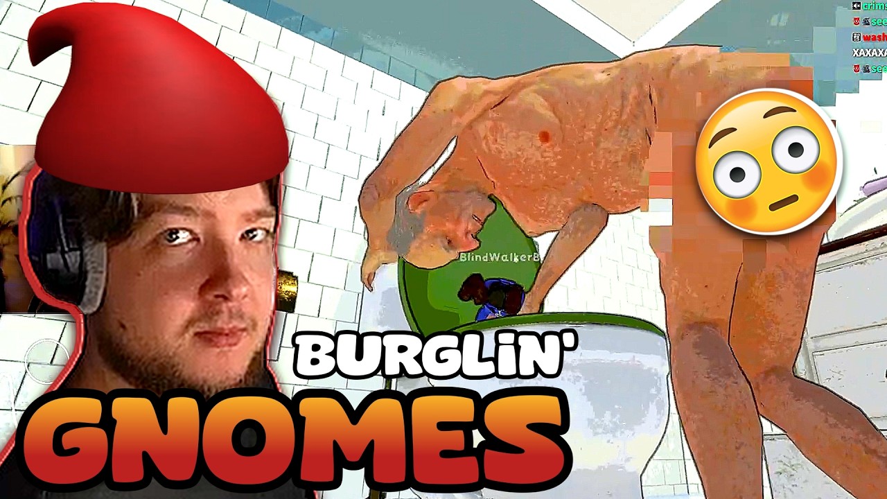 Jeens впервые ПОЗНАЛ ДЕДА в Burglin' Gnomes | НАРЕЗКА