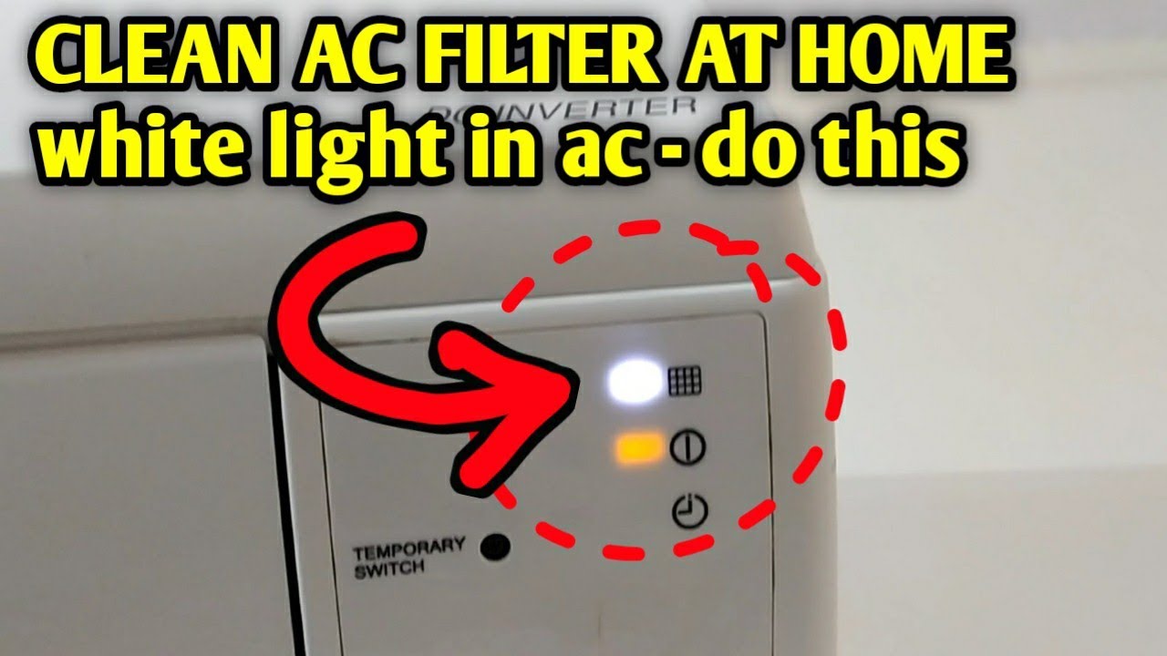 HOW TO CLEAN HITACHI AC FILTER AT HOME AC FILTER CLEANING YouTube