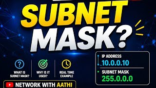 Subnet Mask Explained | CCNA Basics | Network With Aathi