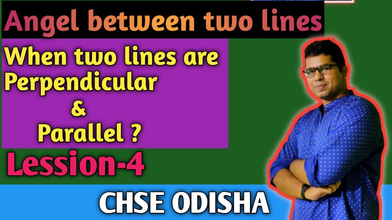 Angle Between Two Lines | 3D | Class 12 Math | CHSE Odisha - YouTube
