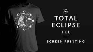 Solar Eclipse Tee Shirt - Screen Printing