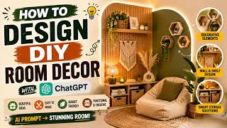 How to Design DIY Room Decor with ChatGPT | Create Stunning Room Ideas