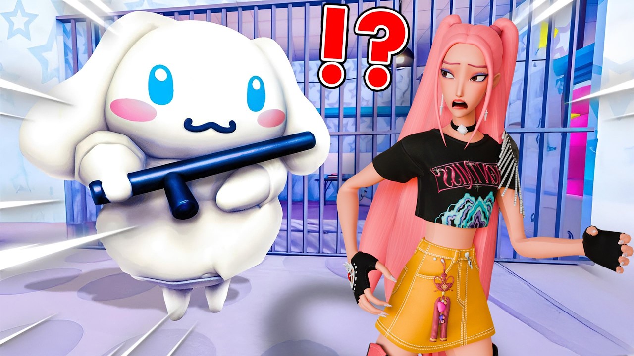 Mira Plays Escape Cinnamorol's Prison Run in Roblox