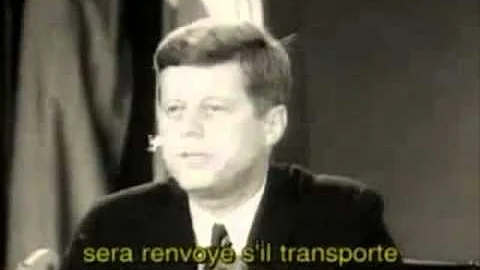 Quelle décision annonce Kennedy le 22 octobre 1962 ?
