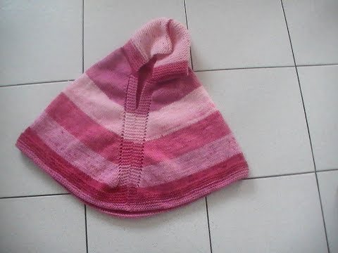 Tuto 3 Pancho Avec Capuche Au Tricot Youtube