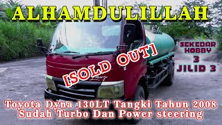 Jual Truk Toyota Dyna 130LT Tangki Thn 2008 Sudah Turbo & Power Stering, HARGANYA MURAH PARAH !!!