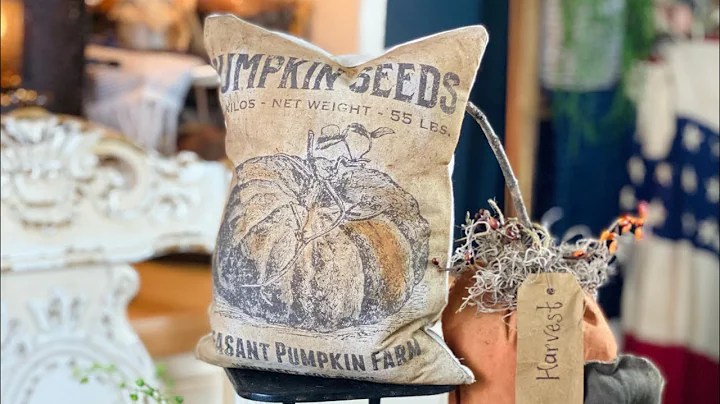 DIY Fall Primitive Feed Sacks