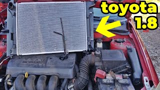 Toyota Corolla Radiator And Transmission Lines Replacement