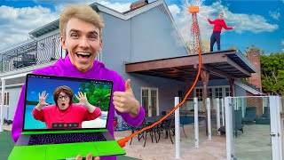 FACETIMING MYSTERY NEIGHBOR STUCK in HAWAii! (Spy Plane Prank DELIVERY)