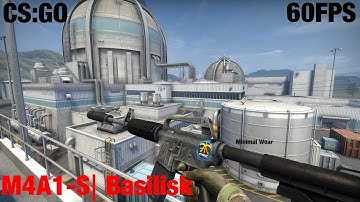 CS:GO - M4A1-S Basilisk Gameplay/Showcase (60FPS 1080p)