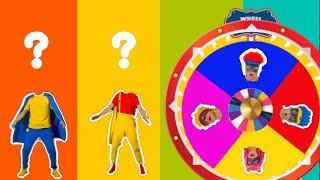 D Billions Wrong Head Puzzle Super Heroes Spin Wheel Puzzle Play