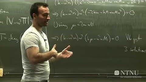 Classical Mechanics lecture 33 Special theory of relativity Part 1 - Jacob Linder