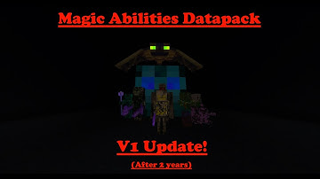 Minecraft Magic Abilities Datapack V1 Update Trailer