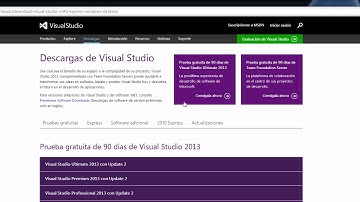 Programación C# - Descarga e instalación del Visual Studio