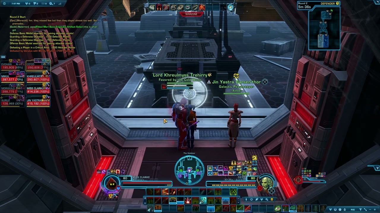 SWTOR PvP: What Healing in A Warzone Against A Premade Group is Like.