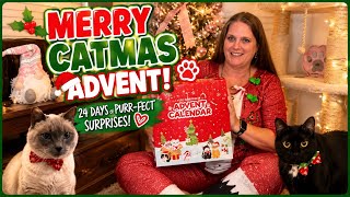 Merry Catmas Advent Calendar Unboxing & Surprise Review! 🎄🐱