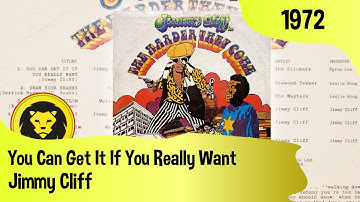 Jimmy Cliff - You Can Get It If You Really Want + LYRICS (Various - The Harder They Come OST, 1972)