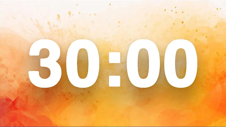 30 Minute Countdown Timer Minimal ⏰🎧 📚