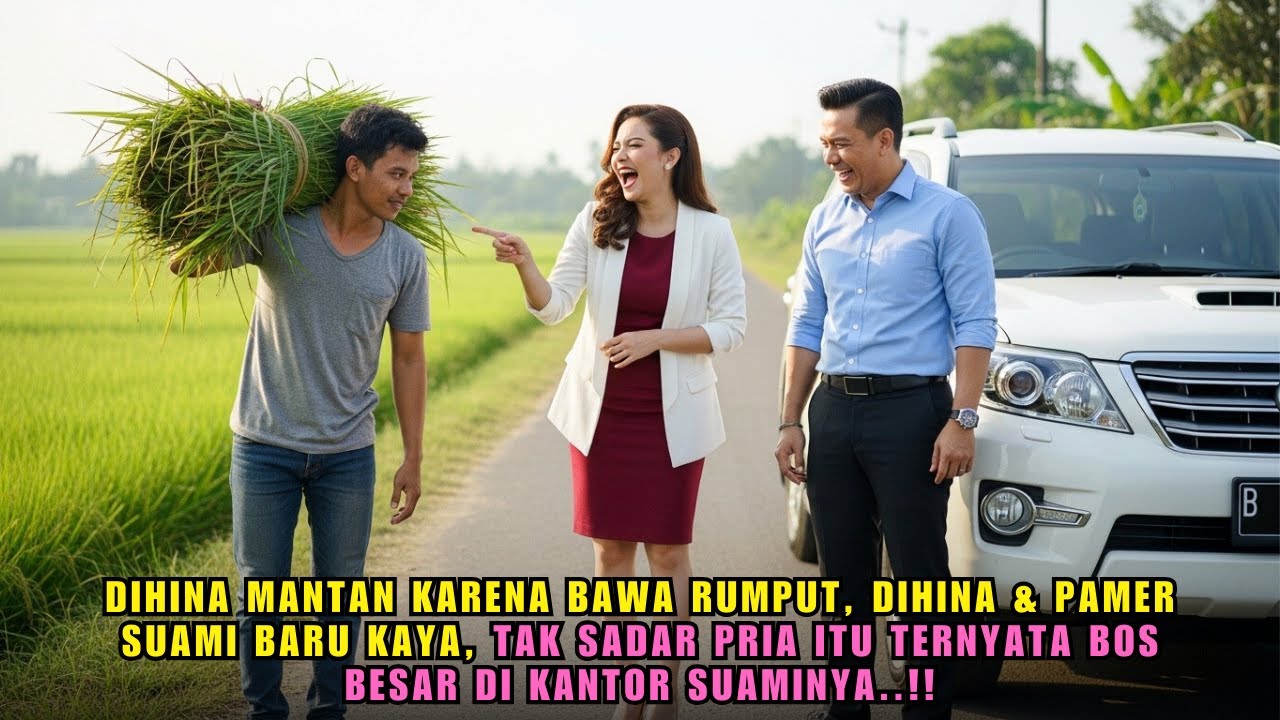 PURA PURA MISKIN ANGKUT RUMPUT, MANTAN SOMBONG TERTAWA MENGHINA, ESOKNYA DIA MENANGIS DI RUANG RAPAT