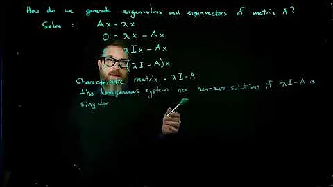 Eigenvalues and Eigenvectors
