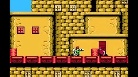 GSCentral.org - Bionic Commando (NES) - Regular Bullets Pass Through Walls (s.s. levels) (GG)