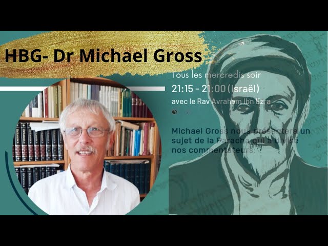 HBG- Dr Michael Gross- Reflexion sur la Parachat Metsora (Taharot)- Sur la pureté- 17.04.24