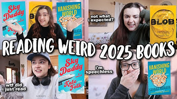 reading highly anticipated WEIRD 2025 books 👀✈️🌎 [reading vlog]