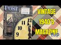 Saturday Evening Post Jan 1949 Magazine Flip Through | Vintage 1940s Ads, Cartoons, Style & Fashions