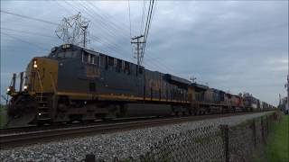 BNSF H3 Conversion Unit AC44C4M #602 - CSX Intermodal Q003 - Mentor Ohio May 2018