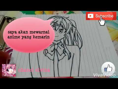 Tutorial Mewarnai Manga Anime Jepang Youtube