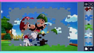 Mario , Luigi  Always Together 😍🧩👸😍🧩😍#puzzlecrafts #jigsawpuzzle #jigsaw 