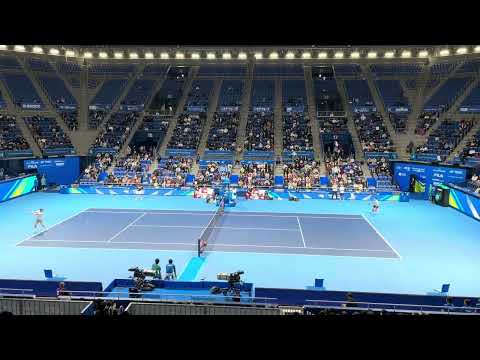 キャスパールードとキャメロンノリーの公開練習 ポイント練習 木下ジャパンオープンテニス ATPサンデー2023年10月15日