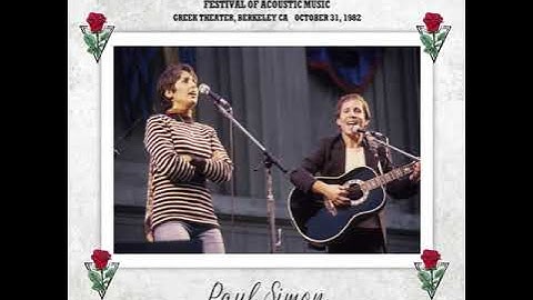 Paul Simon - The Boxer ft. Joan Baez (Live from The Bread and Roses Concert 1982)