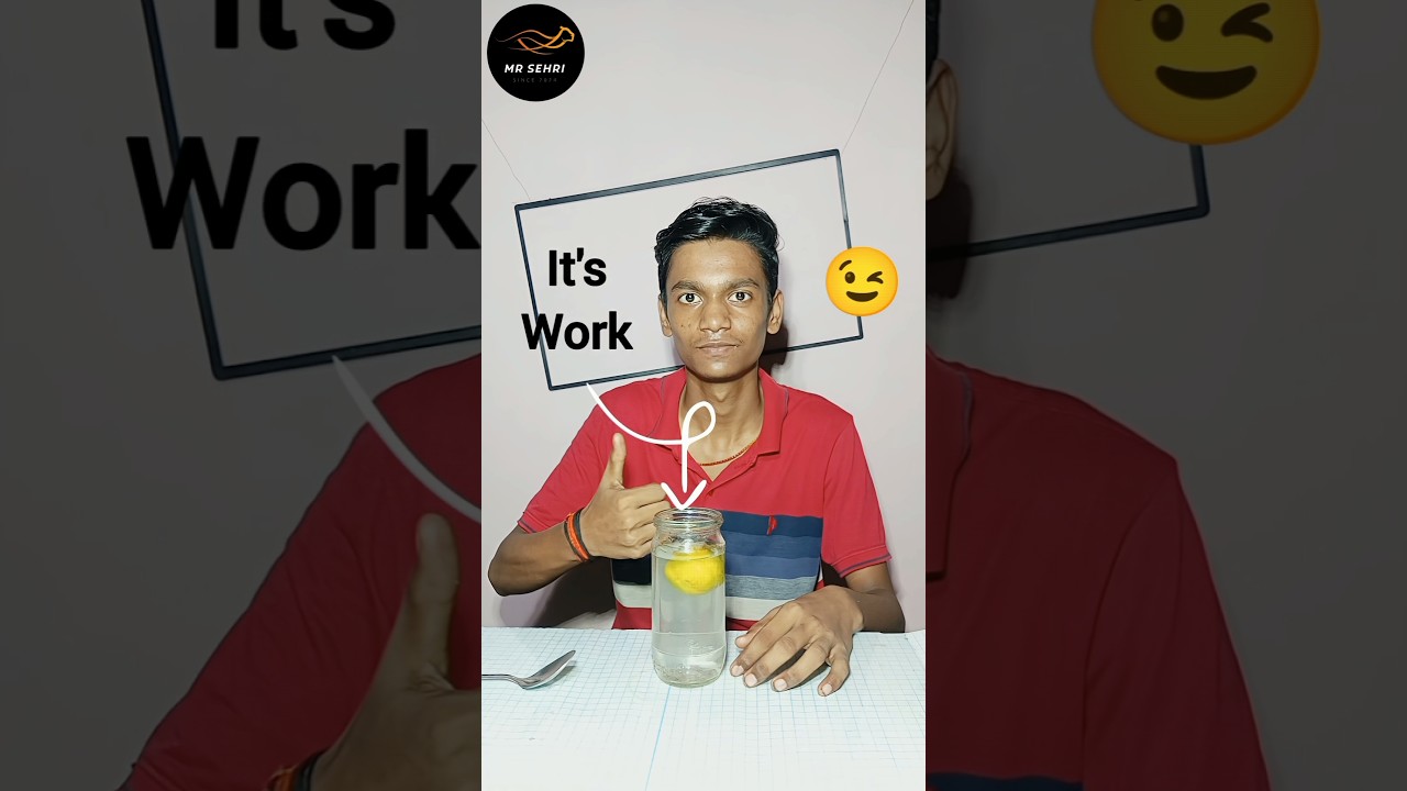 lemon🍋flow on water after mixing salt 