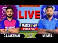 🔴Live : Mumbai vs Rajasthan, 69th Match IPL 2026 | Live Cricket Match | MI vs RR Live | MI Batting