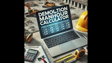Exterior Site Demolition Manhour Calculator – Get Accurate Estimates!