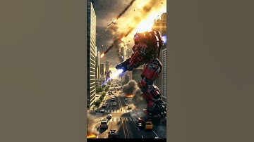 Towering Robots Unleash Pure Destruction! 🔥🤖 #Robots #RobotInvasione