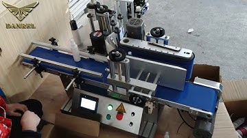 China Small Automatic Round Bottle Labeling Machine with Coding, Price of Jars Sticker Labeler