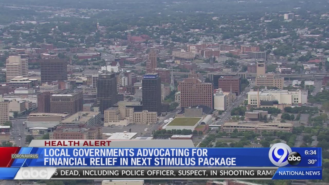 Local governments looking for financial relief in next stimulus package