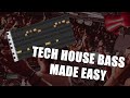 Create killer basslines with this simple method tech house edition