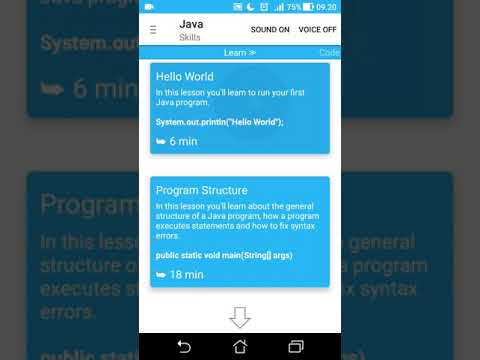AIDE Tutorial - Java Skills (Hello World)