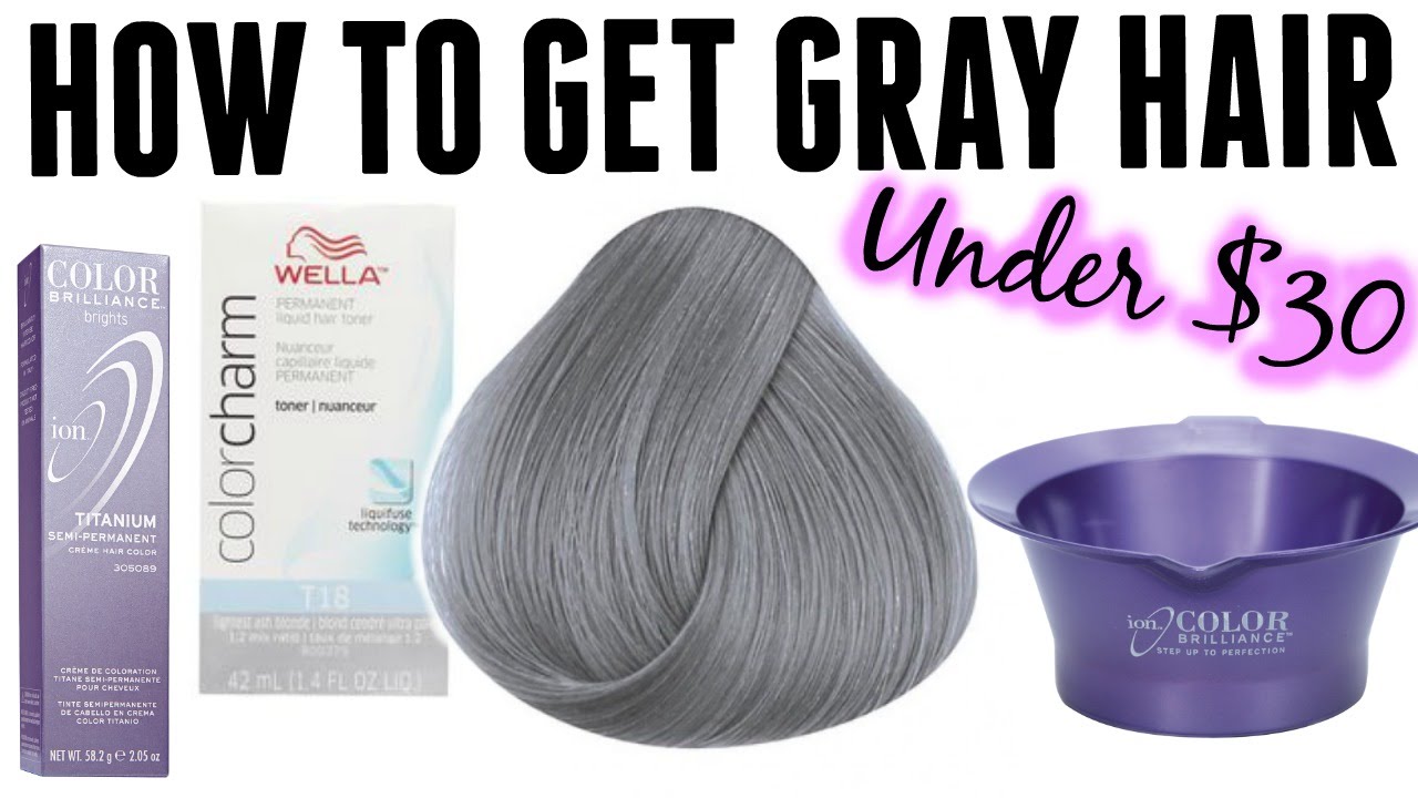 How To Get Gray/Silver Hair | SheIsJenn - YouTube